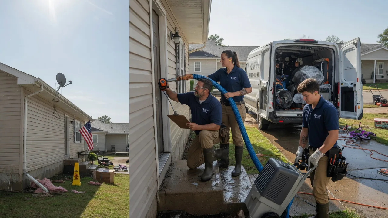Ceiling Water Damage Restoration in Indianola, NE near me